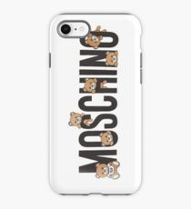 Moschino Kunst Bär Auflösung Fall Collage bereit begrenzt iPhone-Hülle & Cover