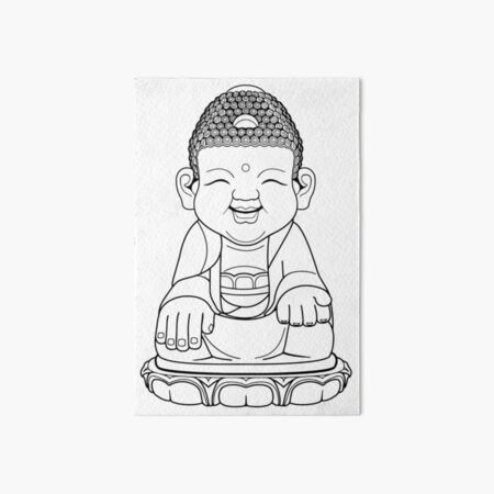 How to draw a cute little baby Buddha - Easy Drawing for beginners - YouTube