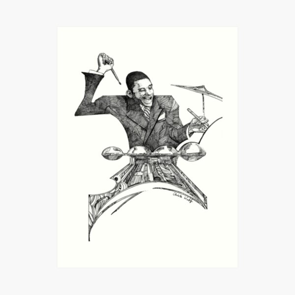 Swing Jazz Drummer, Chick Webb Art Print