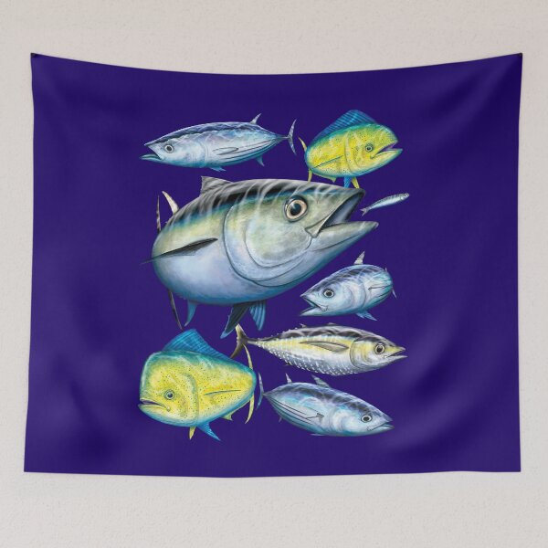 Item preview, Mixed Tuna & Mahi Mahi designed and sold by David Pearce Marine Art.