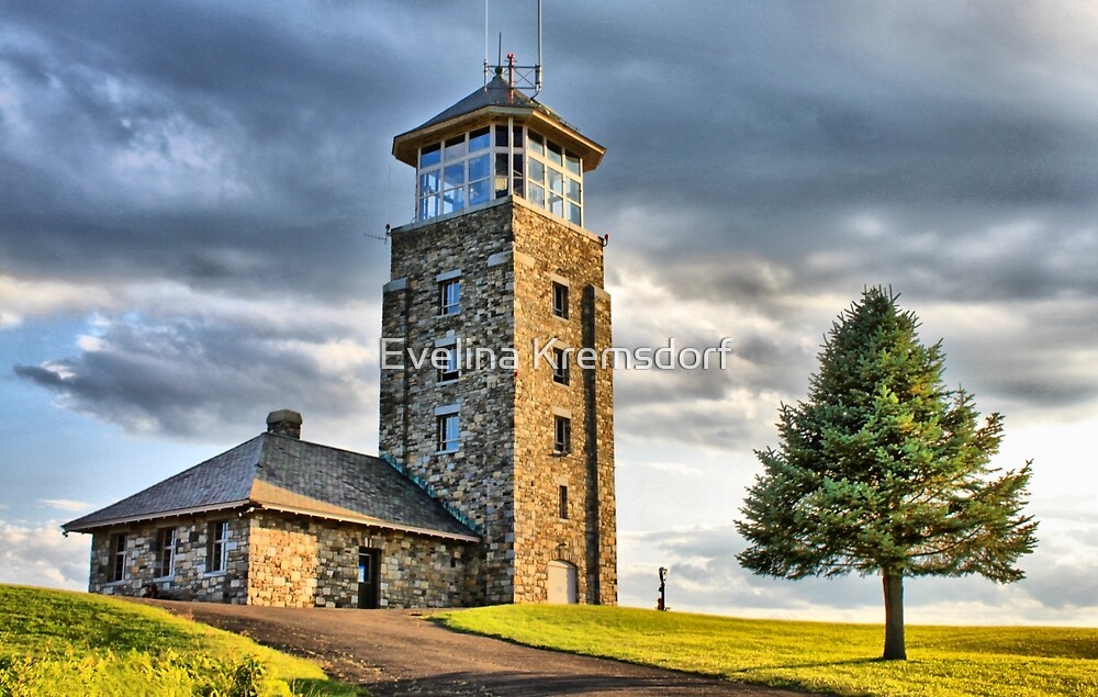 "The Observation Tower At Quabbin Reservoir" By Evelina Kremsdorf ...