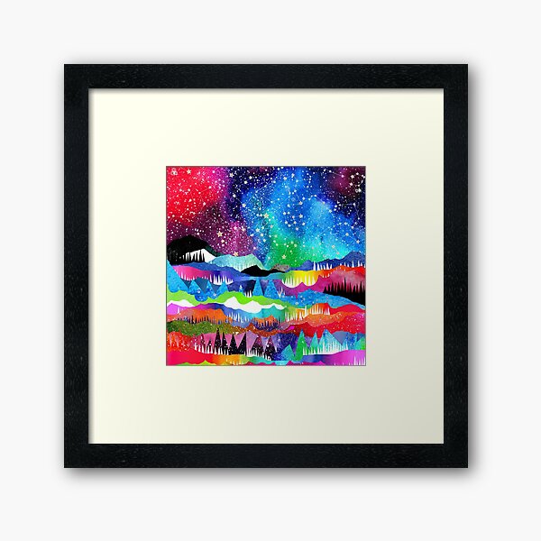 Winter Constellations Framed Art Print