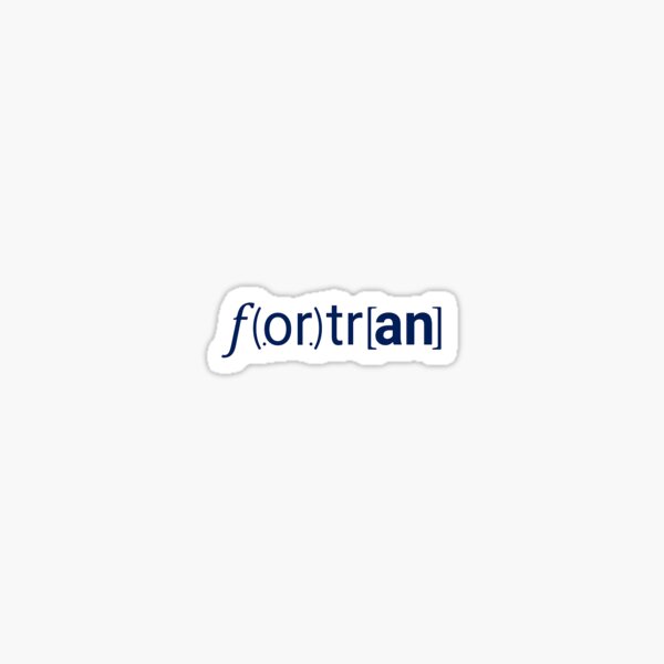 Fortran Logo Sticker