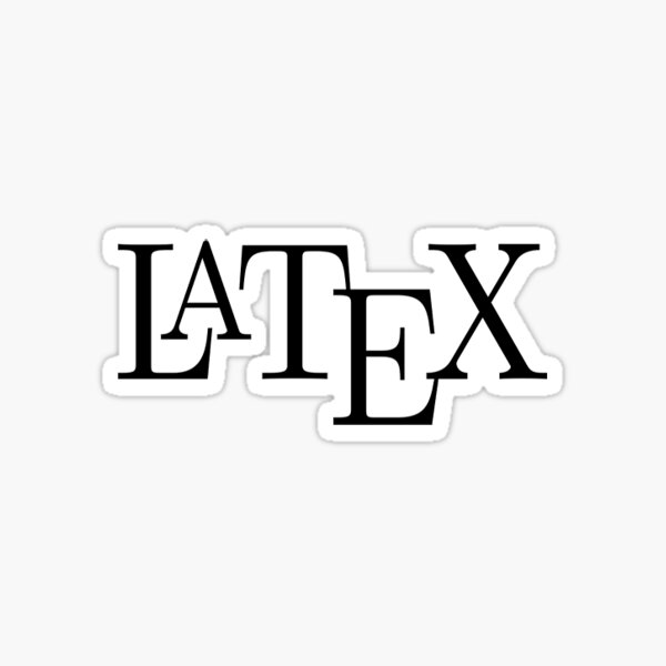 LaTeX Logo Sticker