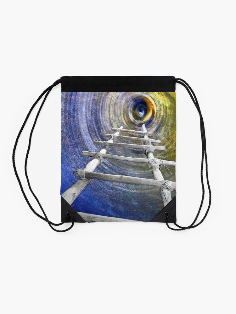 Alternate view of Follow in the Footsteps Drawstring Bag