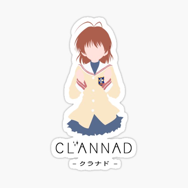 Nagisa Furukawa - Clannad Sticker for Sale by bian-ks