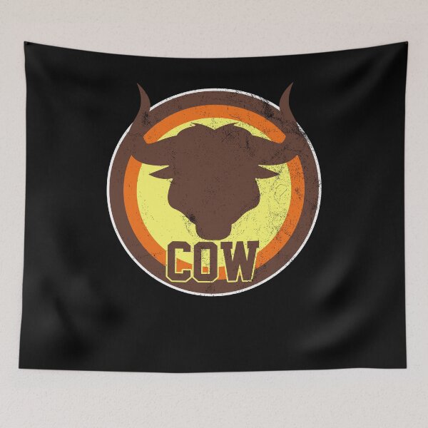 Item preview, Cow Cowboy Retro Design designed and sold by 4tomic.