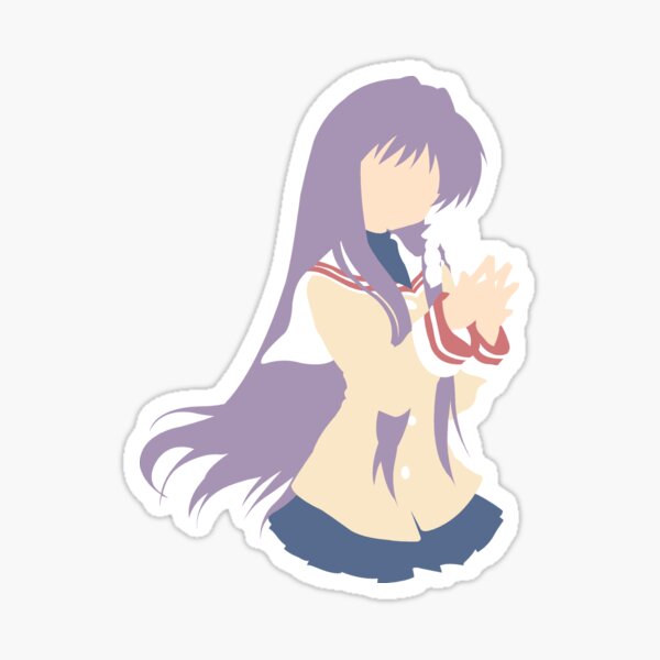 Nagisa Furukawa - Clannad Sticker for Sale by bian-ks