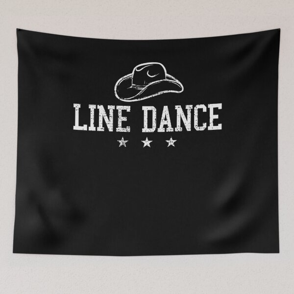 Item preview, Line Dance Dancer Square designed and sold by 4tomic.