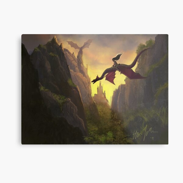Dragon Rider Metal Print