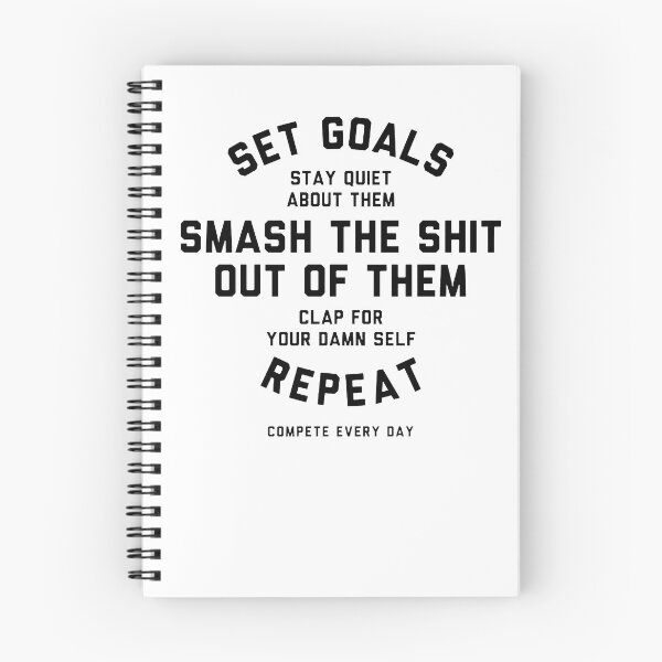 Item preview, Motivational Quote - set goals designed and sold by RaptureTees.