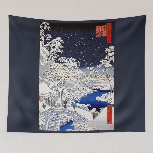 Item preview, Meguro Drum Bridge - Hiroshige Ando - 1857 designed and sold by CrankyOldDude.