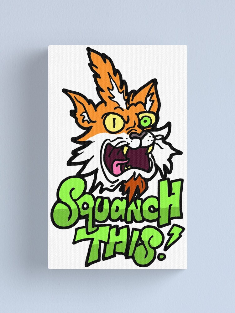 Rick And Morty™ Squanchy Transformed Squanch This Canvas Print By