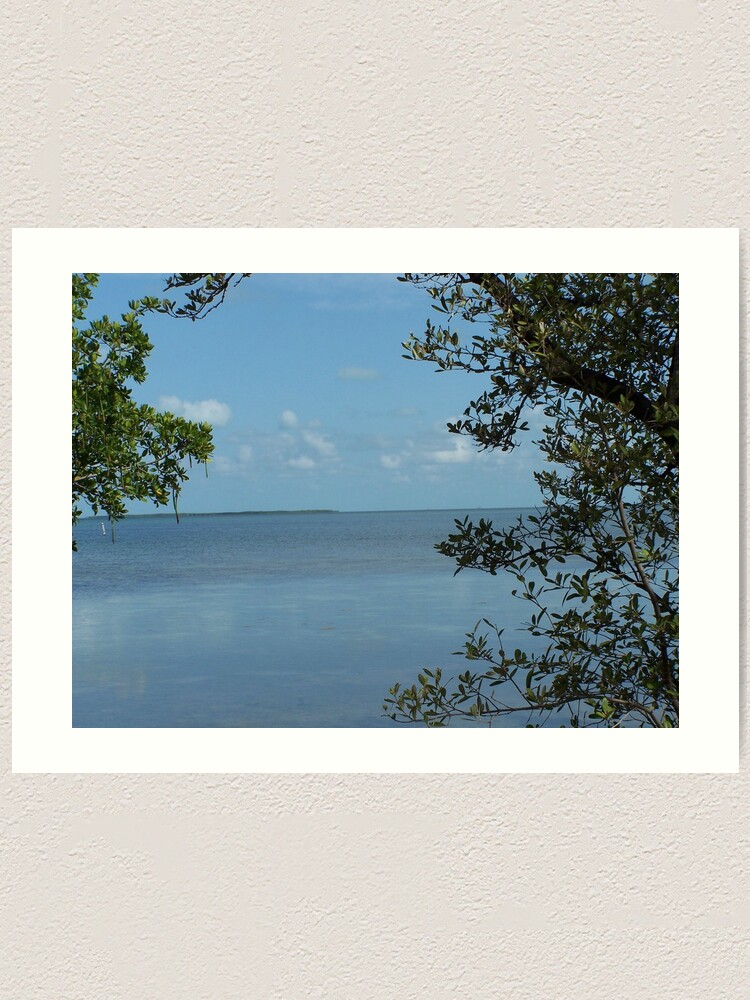 Alternate view of Tavernier Water View Art Print