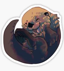 Giggling otter Sticker