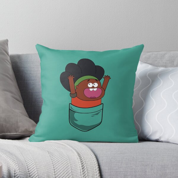 Babs in the pocket Throw Pillow