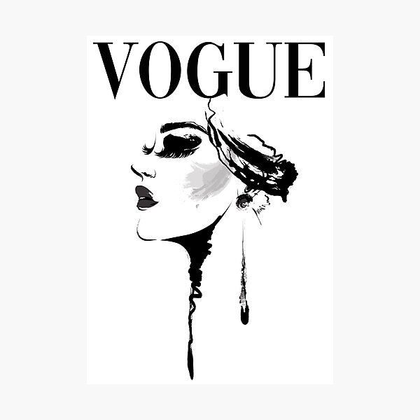 Vogue Magazine Cover Photographic Print
