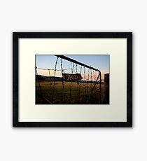No Shooting Framed Print