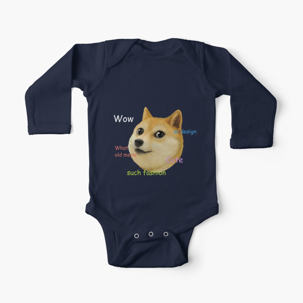 Doge Baby One Piece By Drlurking Redbubble - doge baby roblox