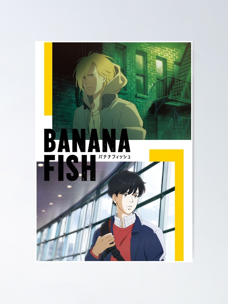 Banana Fish Ash Lynx Eiji Okumura Card Anime Poster for Sale by kino-san