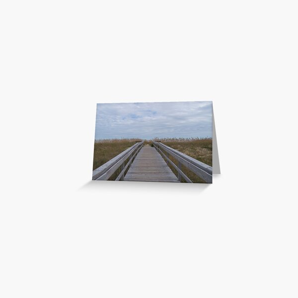 Hatteras Island Boardwalk To The Beach Greeting Card