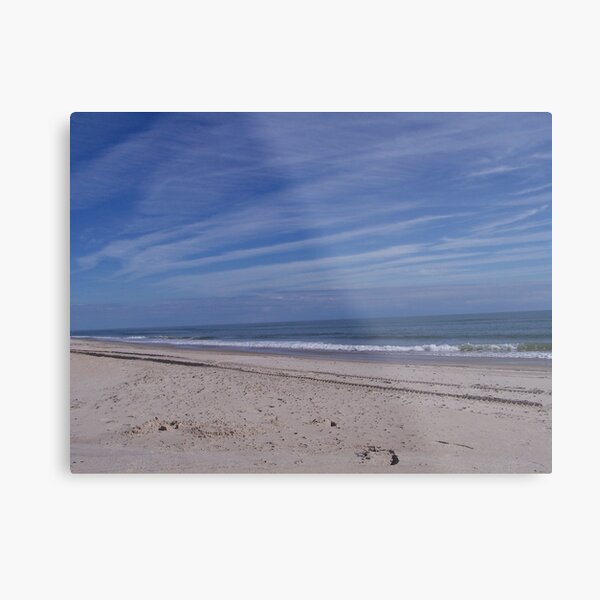 Ocracoke Island Beach Metal Print