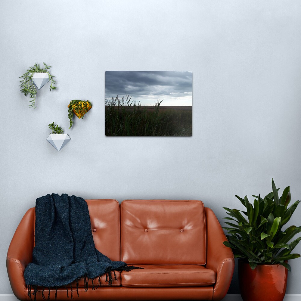 Storm Sky On Ocracoke Island Metal Print