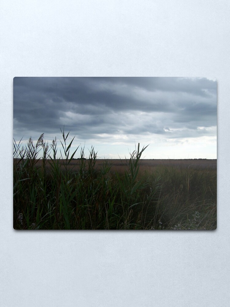 Alternate view of Storm Sky On Ocracoke Island Metal Print