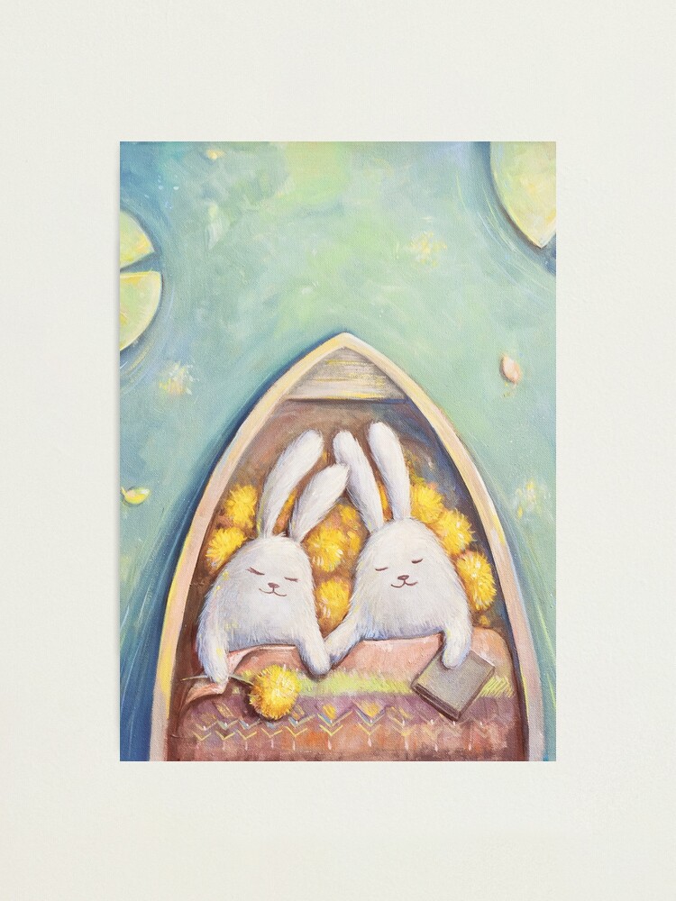 Alternate view of Something about Love and Bunnies Photographic Print
