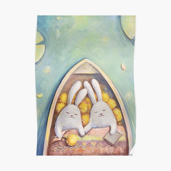 Something about Love and Bunnies Poster