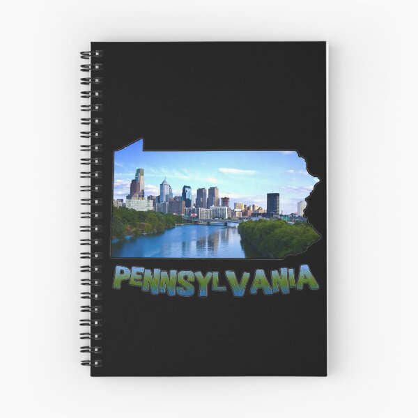 Item preview, Pennsylvania State Outline (Philadelphia & Delaware River) designed and sold by gorff.