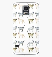 Funda/vinilo para Samsung Galaxy Gatos siameses