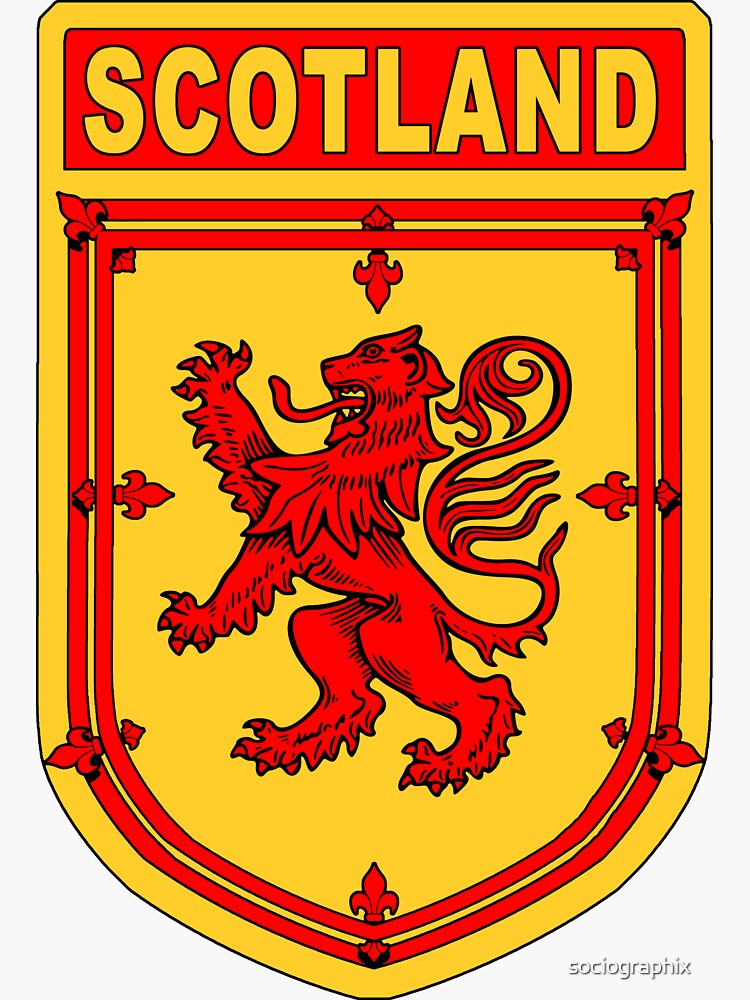 SCOTLAND SHIELD  Sticker