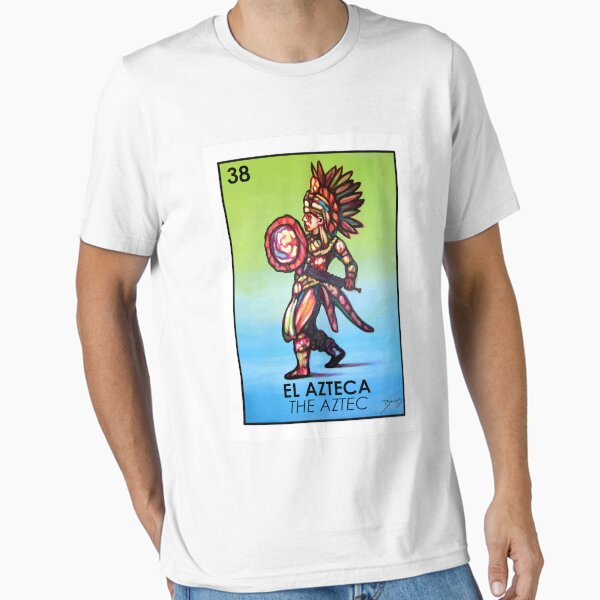 Vista previa del artículo con la obra «El Azteca - Los aztecas - Loteria», diseñado y vendido por davidblancas.