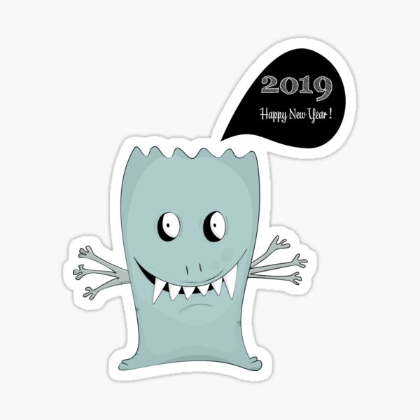 2019 : Happy New Year ! Sticker