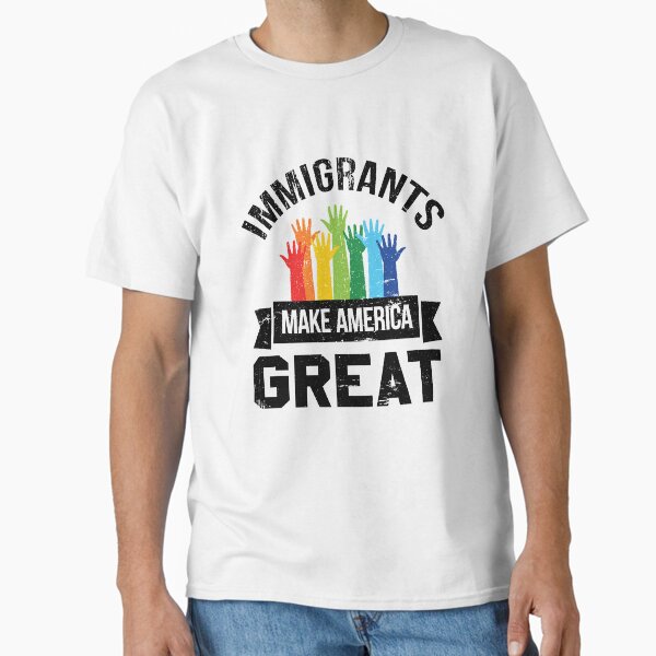 Item preview, Human Immigrants Make America Great designed and sold by Pointee.