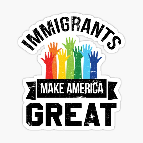 Item preview, Human Immigrants Make America Great designed and sold by Pointee.