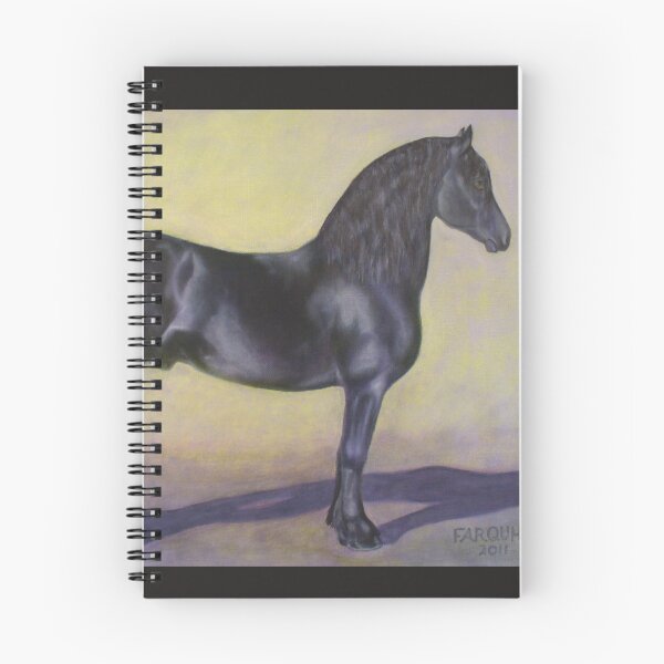 Item preview, "Mink"   Friesian Stallion designed and sold by Jean Farquhar.