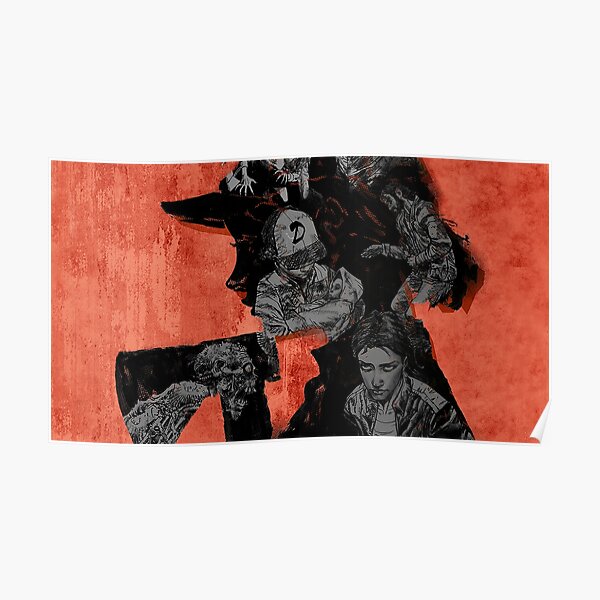 Badass RICK GRIMES THE WALKING DEAD Poster Photo Painting on CANVAS Wall Art 