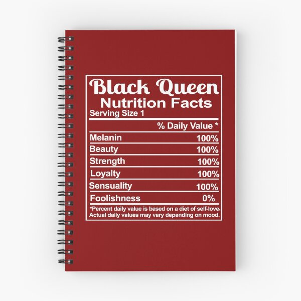 Item preview, Black Queen Nutrition Facts - Maroon designed and sold by IAmLisaMaria.