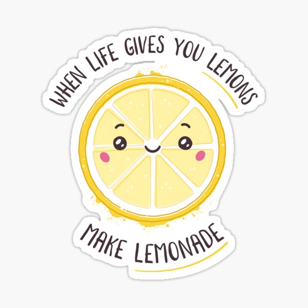 Cute Lemonade Sayings Stickers Redbubble