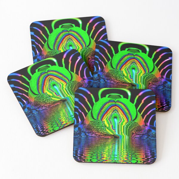 Glory Holly by Spaced Painter Coasters (Set of 4)