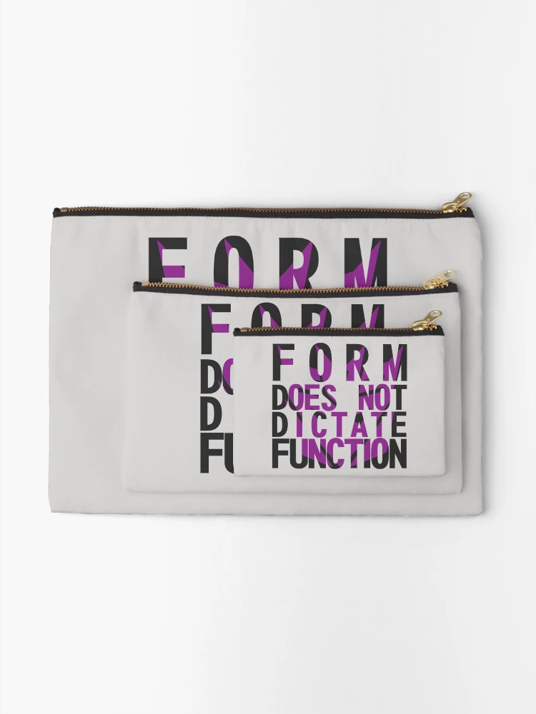 Thumbnail 2 of 4, Zipper Pouch, Form vs Function designed and sold by Roddaxios.