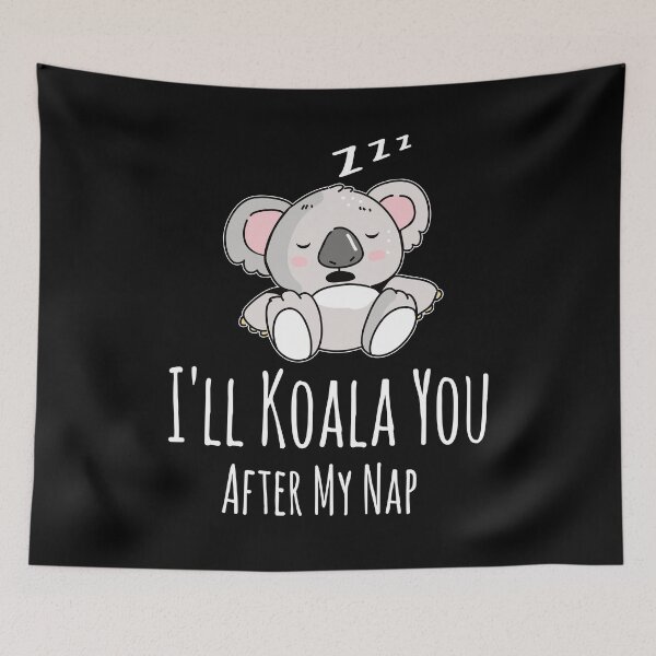 Item preview, Cute Koala Bear Napping Funny Animal designed and sold by doodabobs.