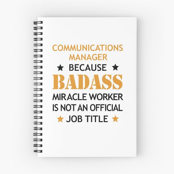 Item preview, Communications Manager Badass Birthday Funny Christmas Cool Gift designed and sold by smily-tees.