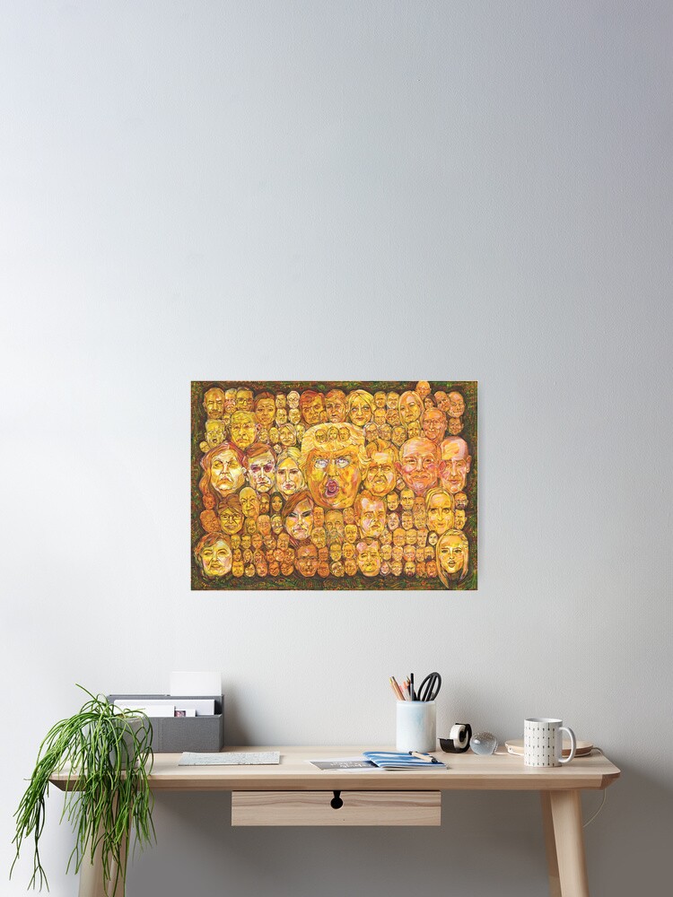 Thumbnail 1 of 3, Poster, They Really Don't Care - 2018 designed and sold by Gwenn Seemel.