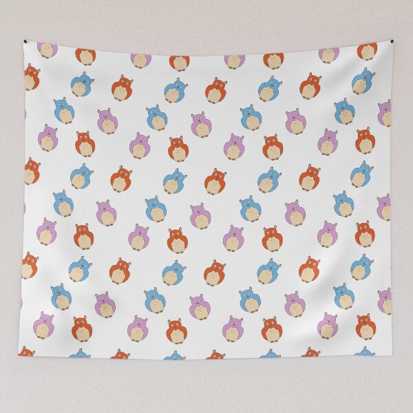 Aperçu de l'œuvre hiboux de couleur créée et vendue par artsofy.