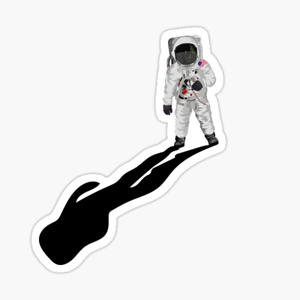 Item preview, buzz on the moon with his shadow designed and sold by wetchickenlip.