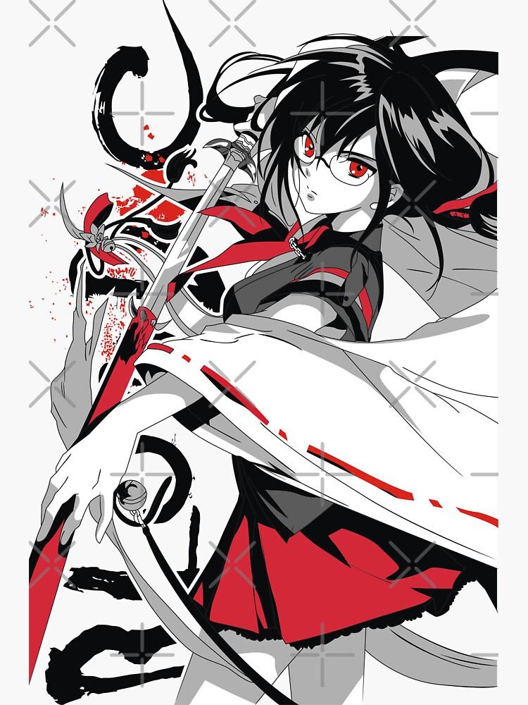 "Saya Kisaragi" Sticker by mounta | Redbubble