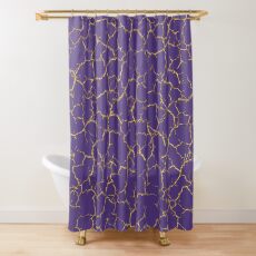 Fractus Aurum Shower Curtain